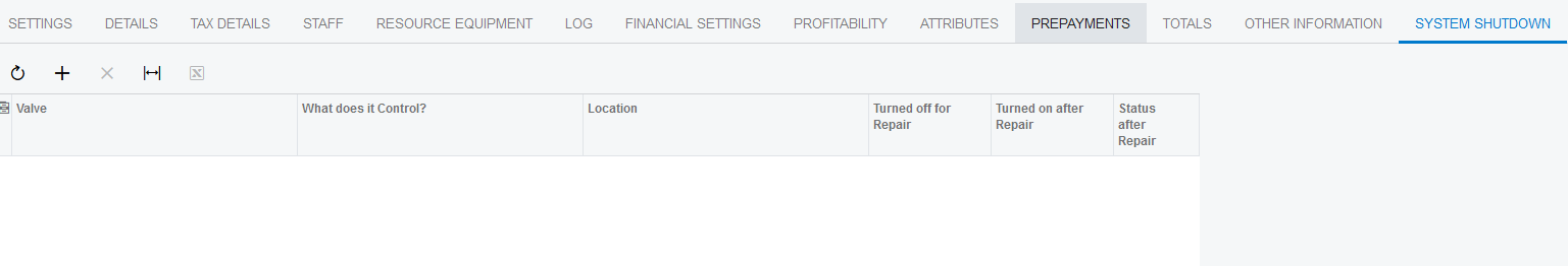 Acumatica Mobile Application - Adding Tabs & Grids