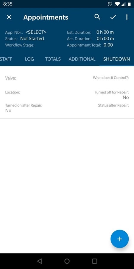 SS05 Application mobile Acumatica - Ajout d’onglets et de grilles