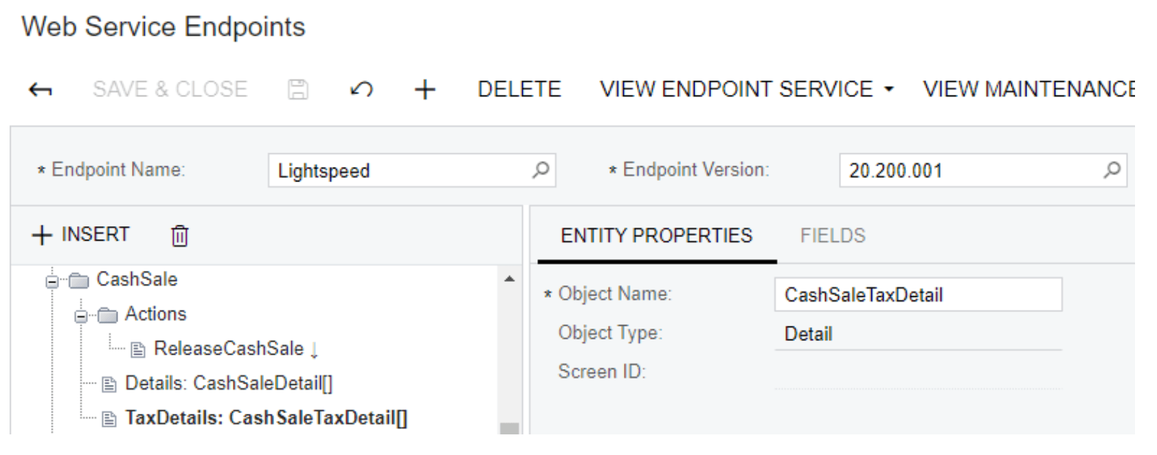 Extending Acumatica Web Service Endpoints