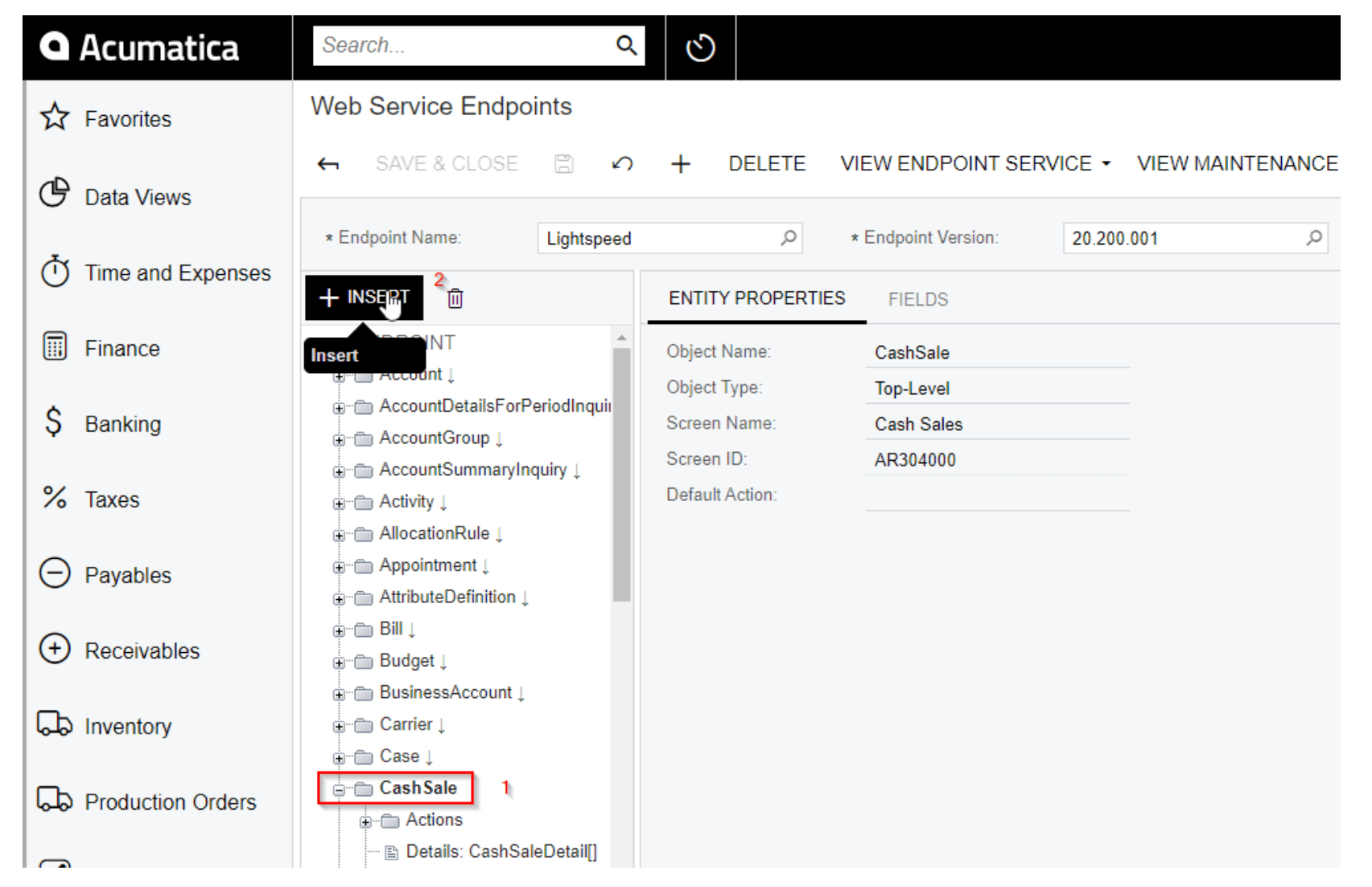 Extending Acumatica Web Service Endpoints