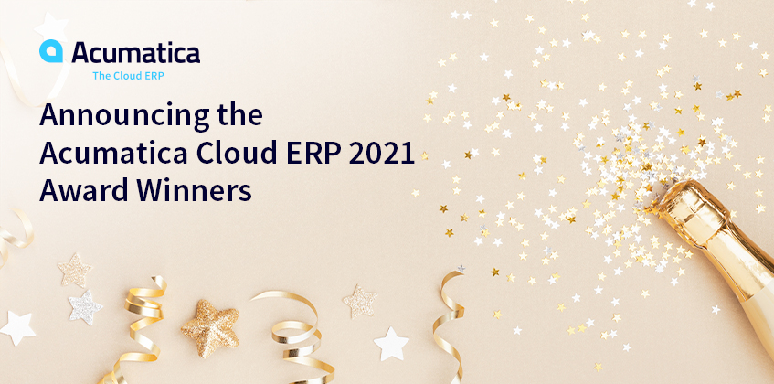 Acumatica Cloud ERP 2021 Award Winners