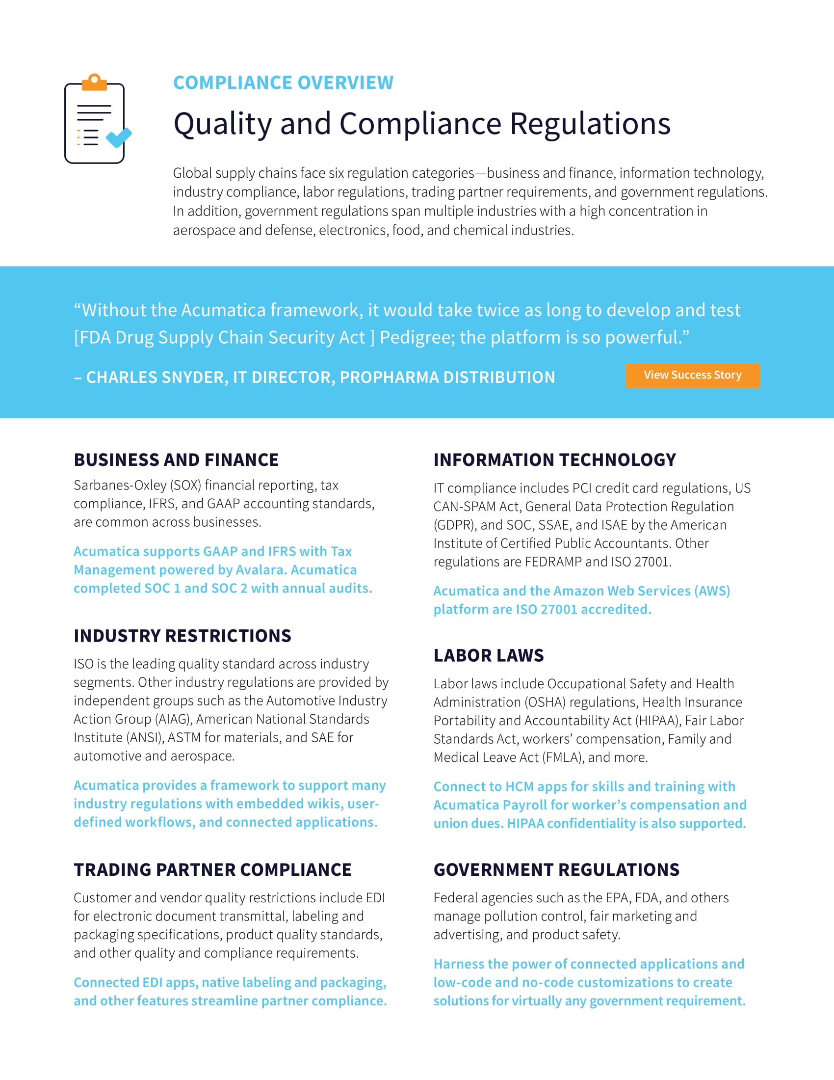 Simplifier la conformité avec le logiciel ERP de gestion de la qualité, page 1