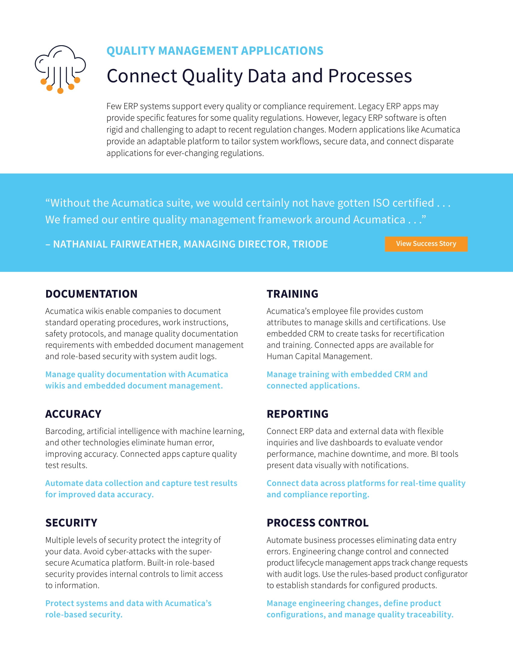 Simplifier la conformité avec le logiciel ERP de gestion de la qualité, page 2