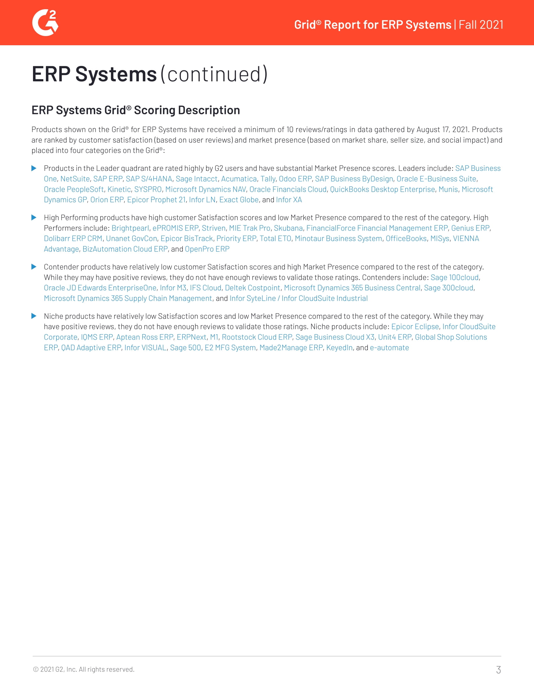 Get ERP Software Ratings for 67 Popular Platforms, page 2