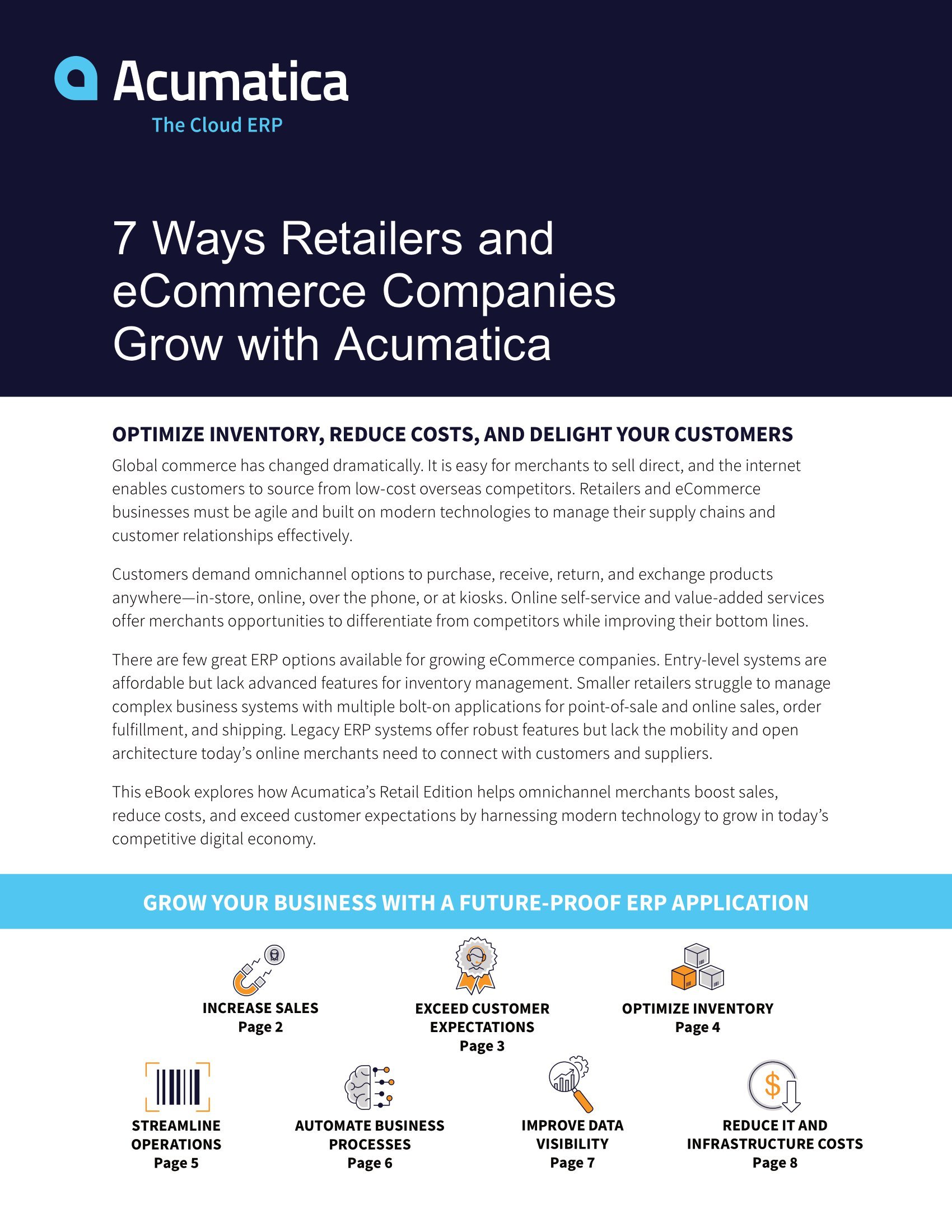 Retailers and eCommerce Companies Grow with Acumatica