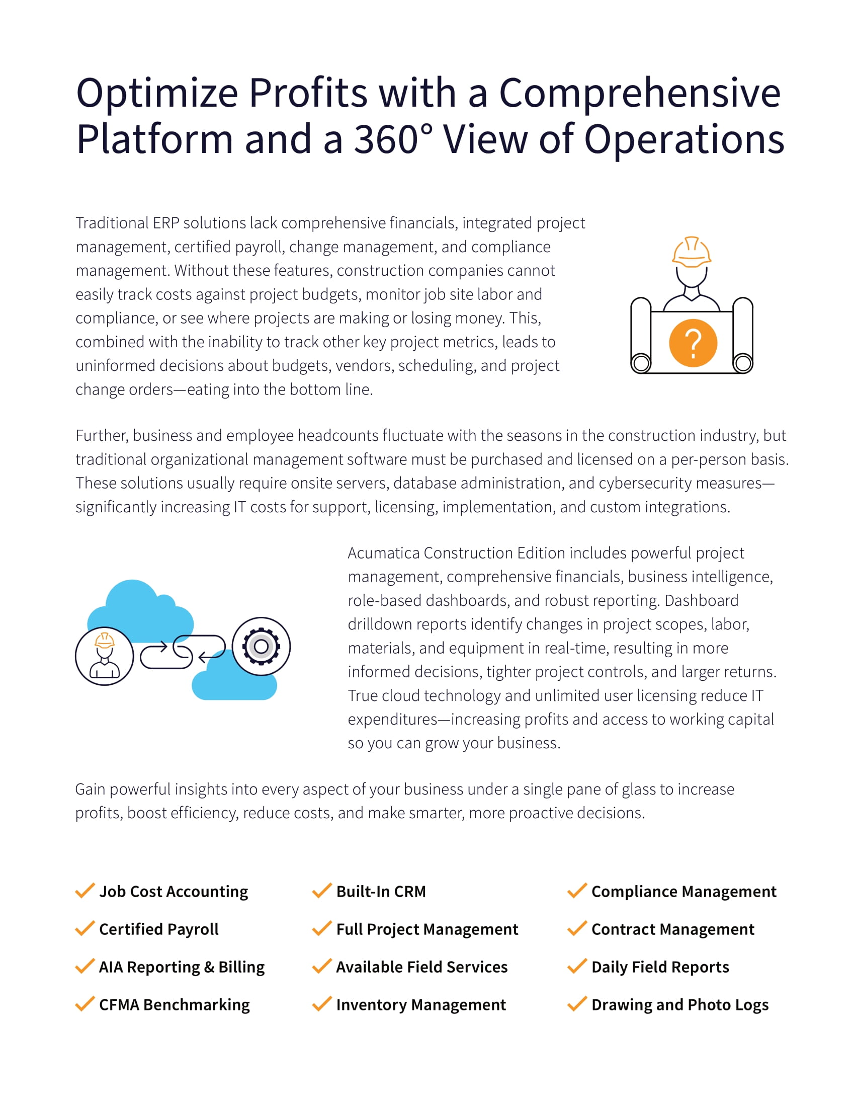 A Complete, Streamlined Construction ERP Solution? Yes., page 1