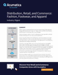 Les entreprises du secteur de la mode, de la chaussure et de l'habillement prospèrent grâce à des solutions ERP modernes