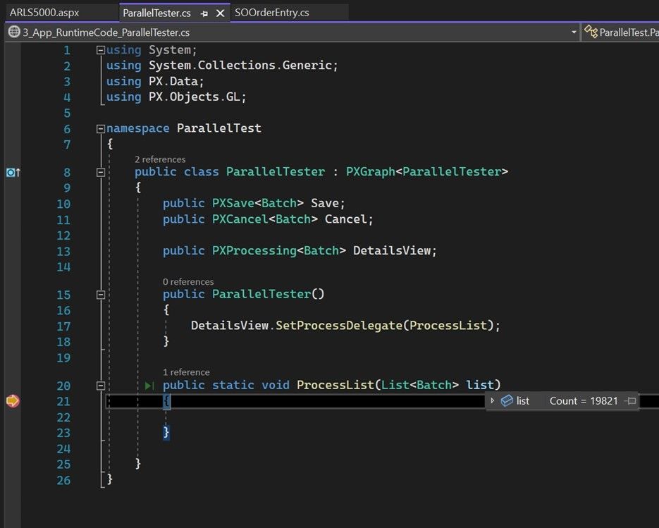 Enabling Parallel Processing on Acumatica Processing Screens