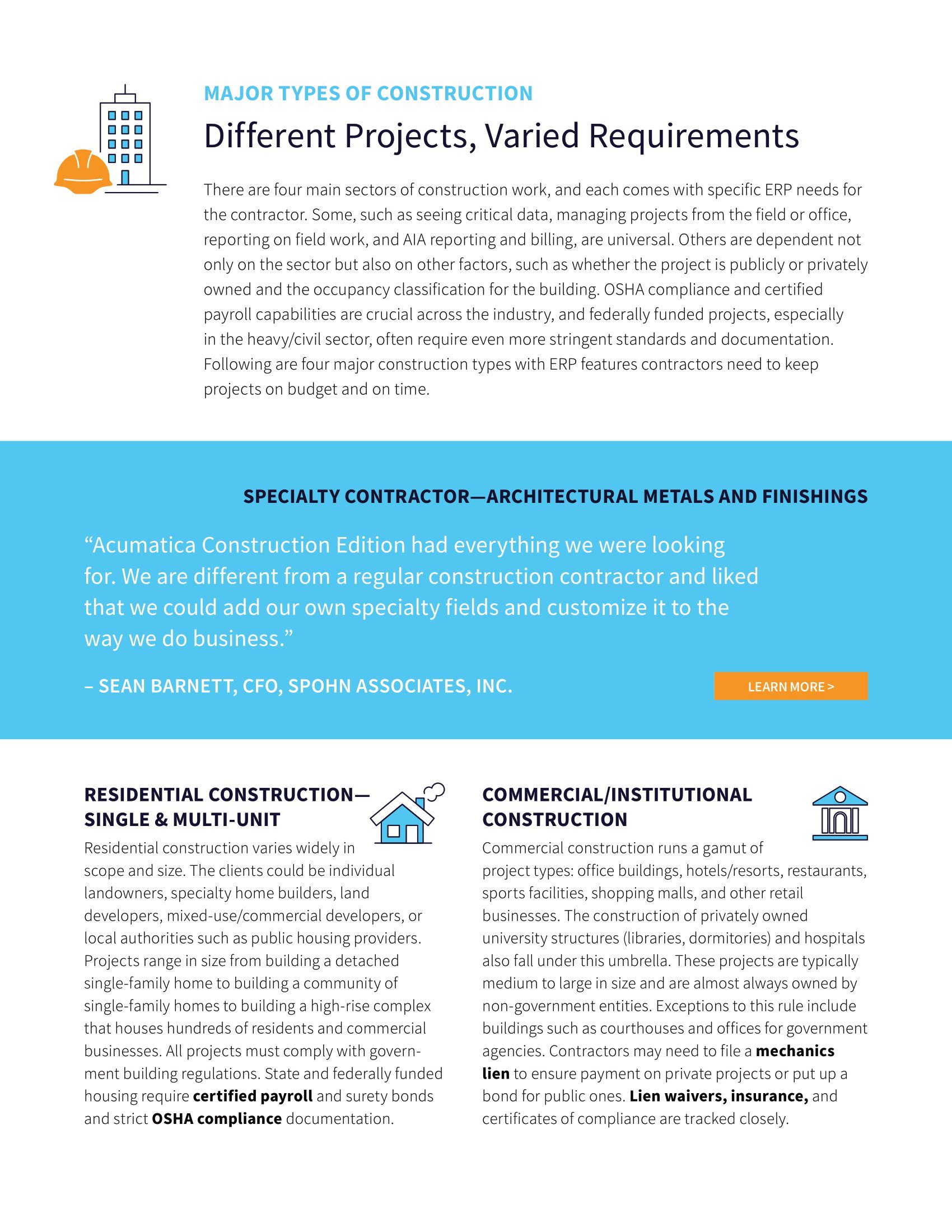 Stop Sifting Through the Many: Find the One Construction ERP Solution for Your Business Today, page 2