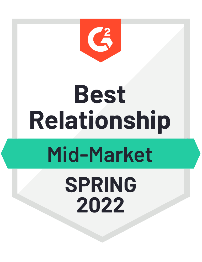 G2 Meilleure relation Systèmes ERP du marché intermédiaire 