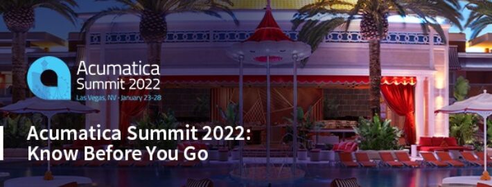 Acumatica Summit 2022: Infórmese antes de partir