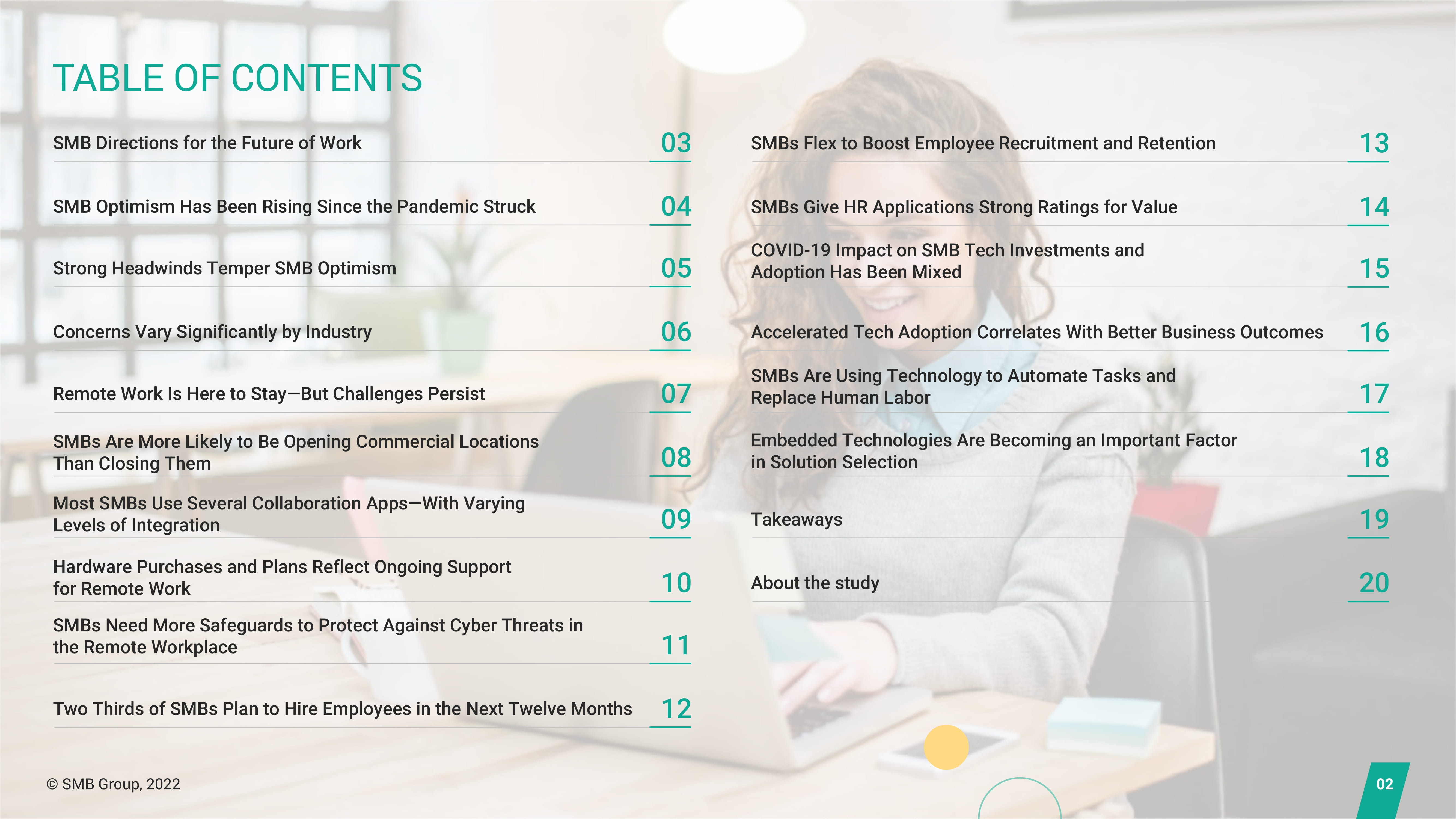 Reshaping the SMB Workplace for a Successful Future, page 1