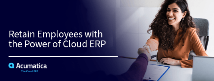 Retener a los empleados con el poder del ERP en la nube