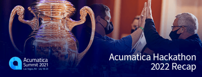 Récapitulation de l'Acumatica Hackathon 2022