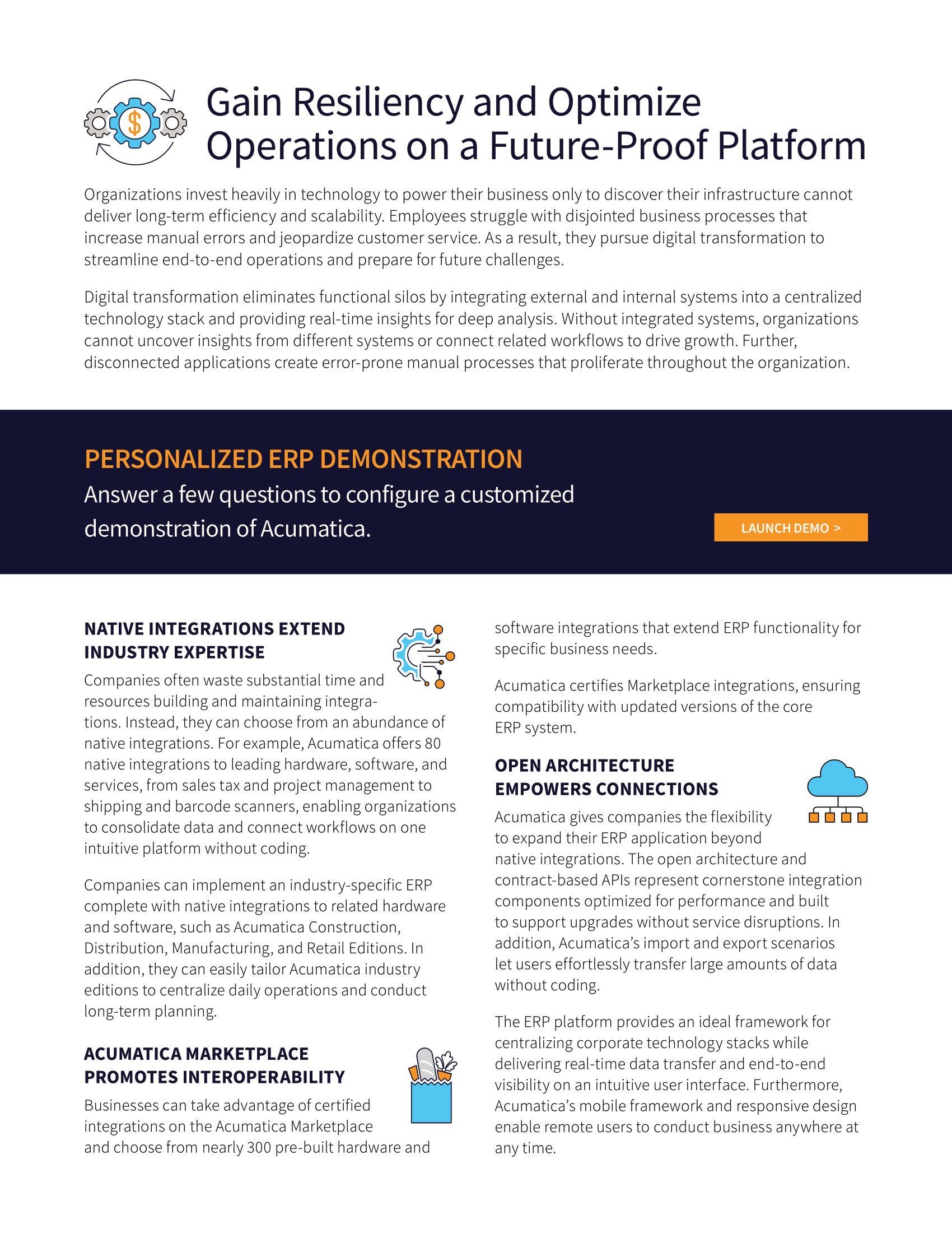 Digital Transformation: Effortlessly Integrating Multiple Systems with Acumatica, page 1