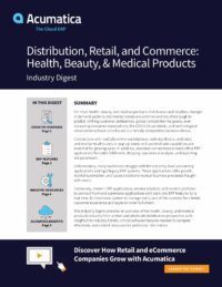 Logiciel ERP critique pour les distributeurs et les détaillants de produits de santé, de beauté et médicaux
