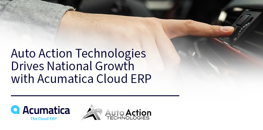 Auto Action Technologies Drives National Growth with Acumatica Cloud ERP