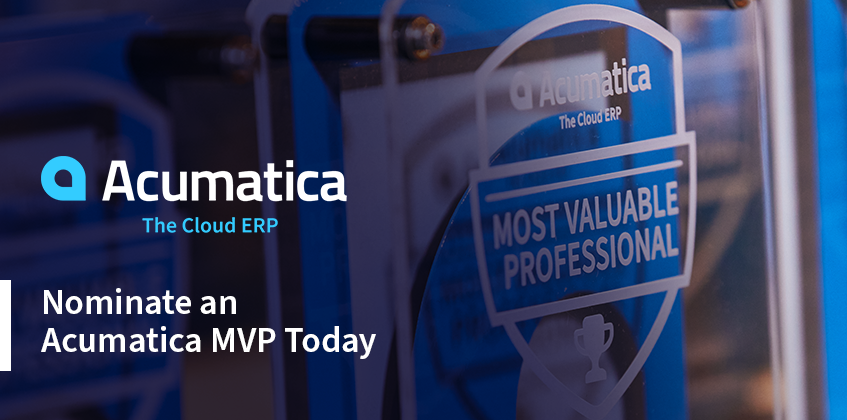 Nominate an Acumatica MVP Today