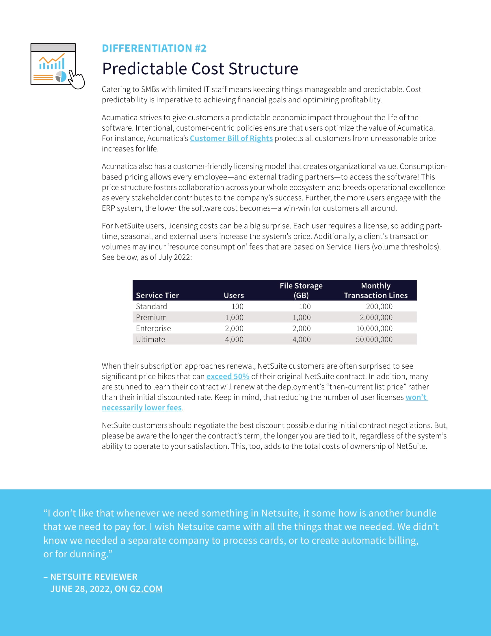 Dans une bataille entre Acumatica et NetSuite, qui est le meilleur choix ? page 2