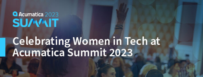 Celebración de las mujeres en la tecnología en Acumatica Summit 2023