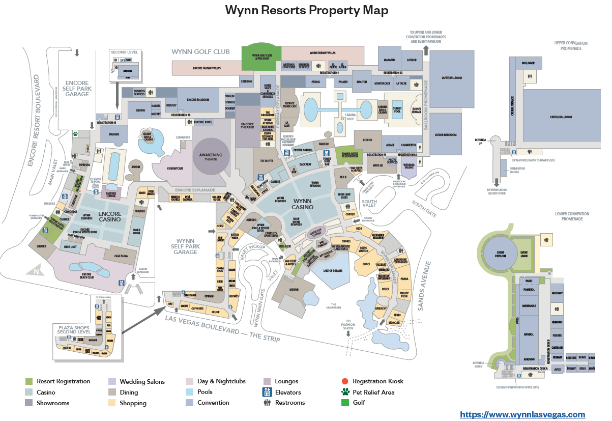 Wynn Resorts Property Map