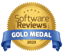 Médaille d'or de SoftwareReviews 2023