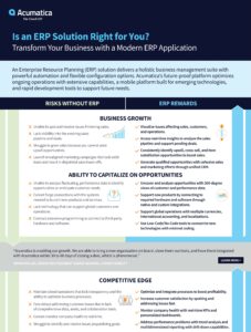 Acumatica Cloud ERP - Rapport de grille pour les systèmes ERP