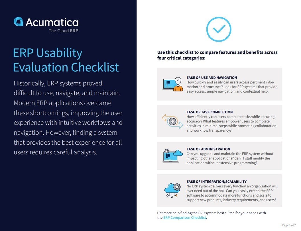 Compare the Usability of Modern ERP Applications Easily