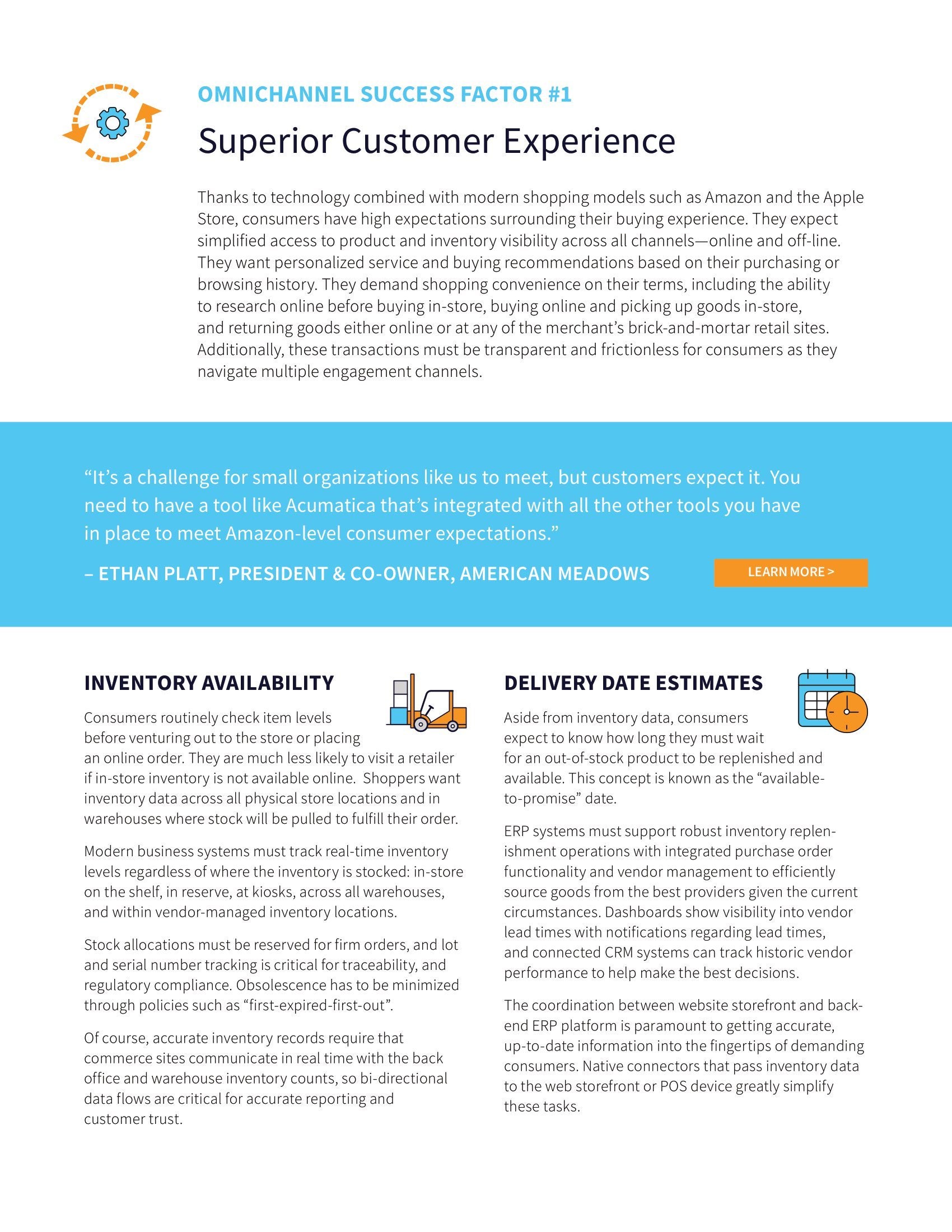 Assess Your Omnichannel Readiness with Acumatica’s New Playbook, page 1