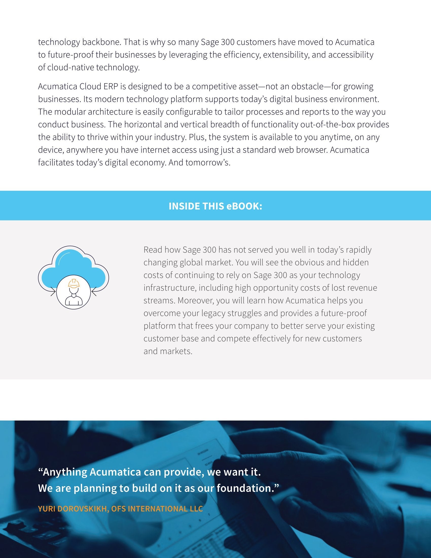 Sage 300 Migration: Why It’s Happening (and Why It Won’t End), page 1