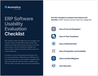 Compare the Usability of Modern ERP Applications Easily