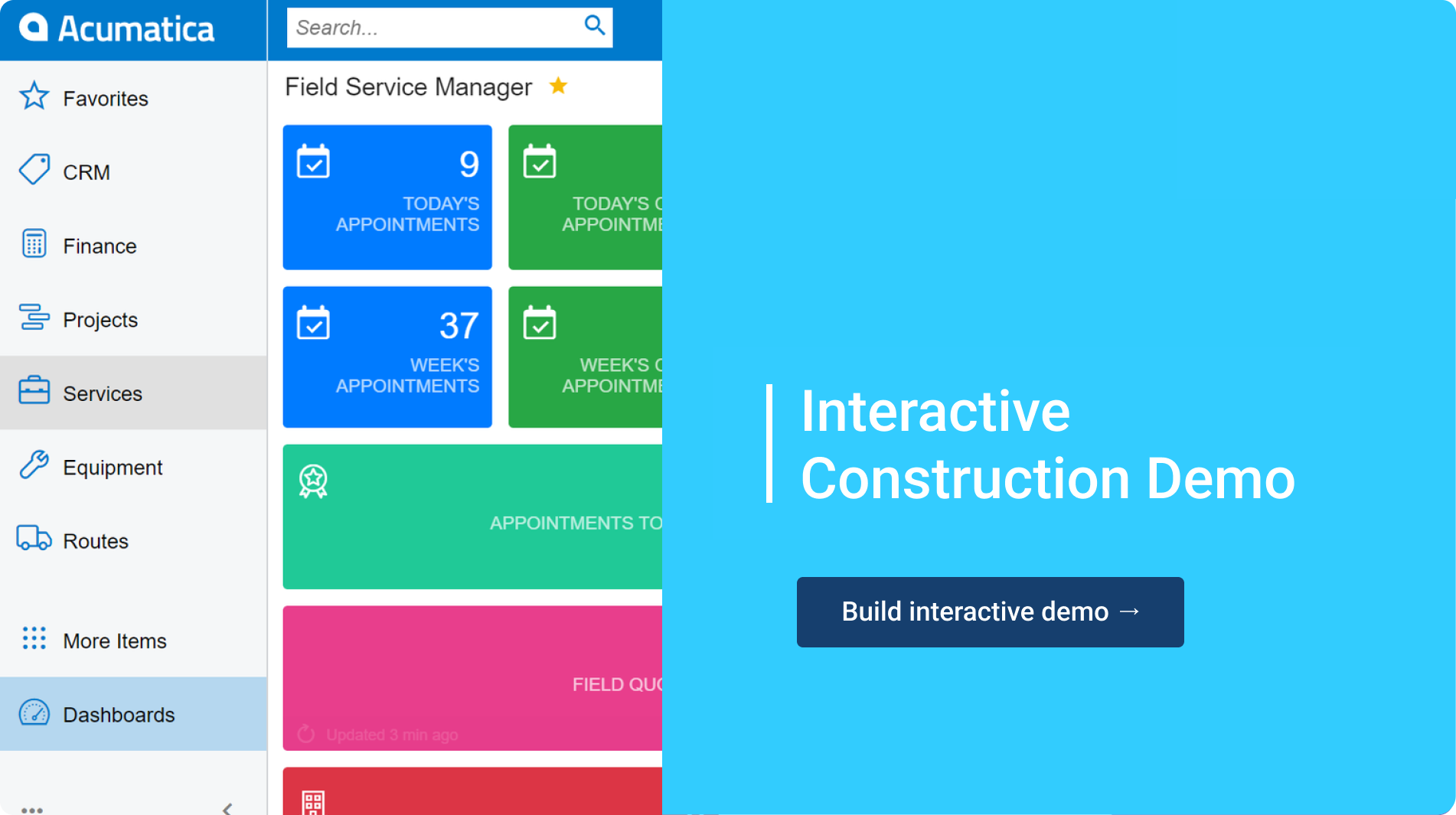 Build Your Own Acumatica Construction Edition Demo