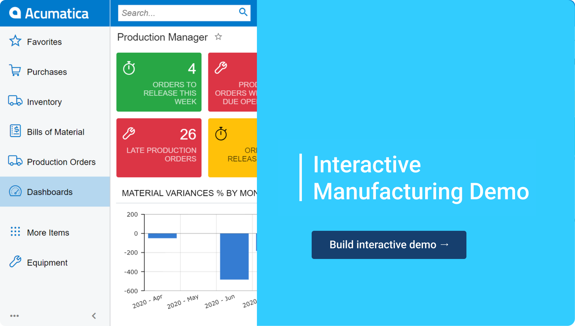 Build Manufacturing Interactive Demo