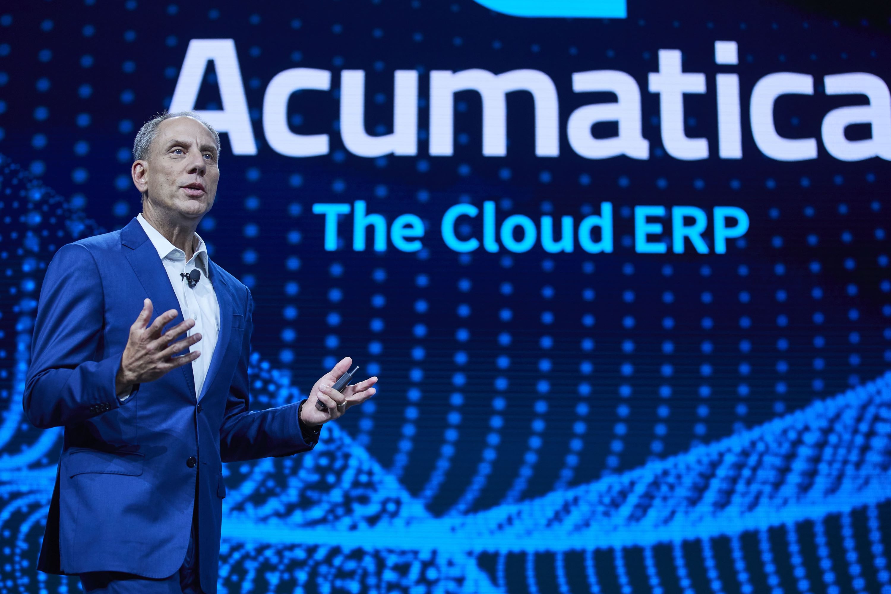 CEO Jon Roskill during the Day 1 keynote