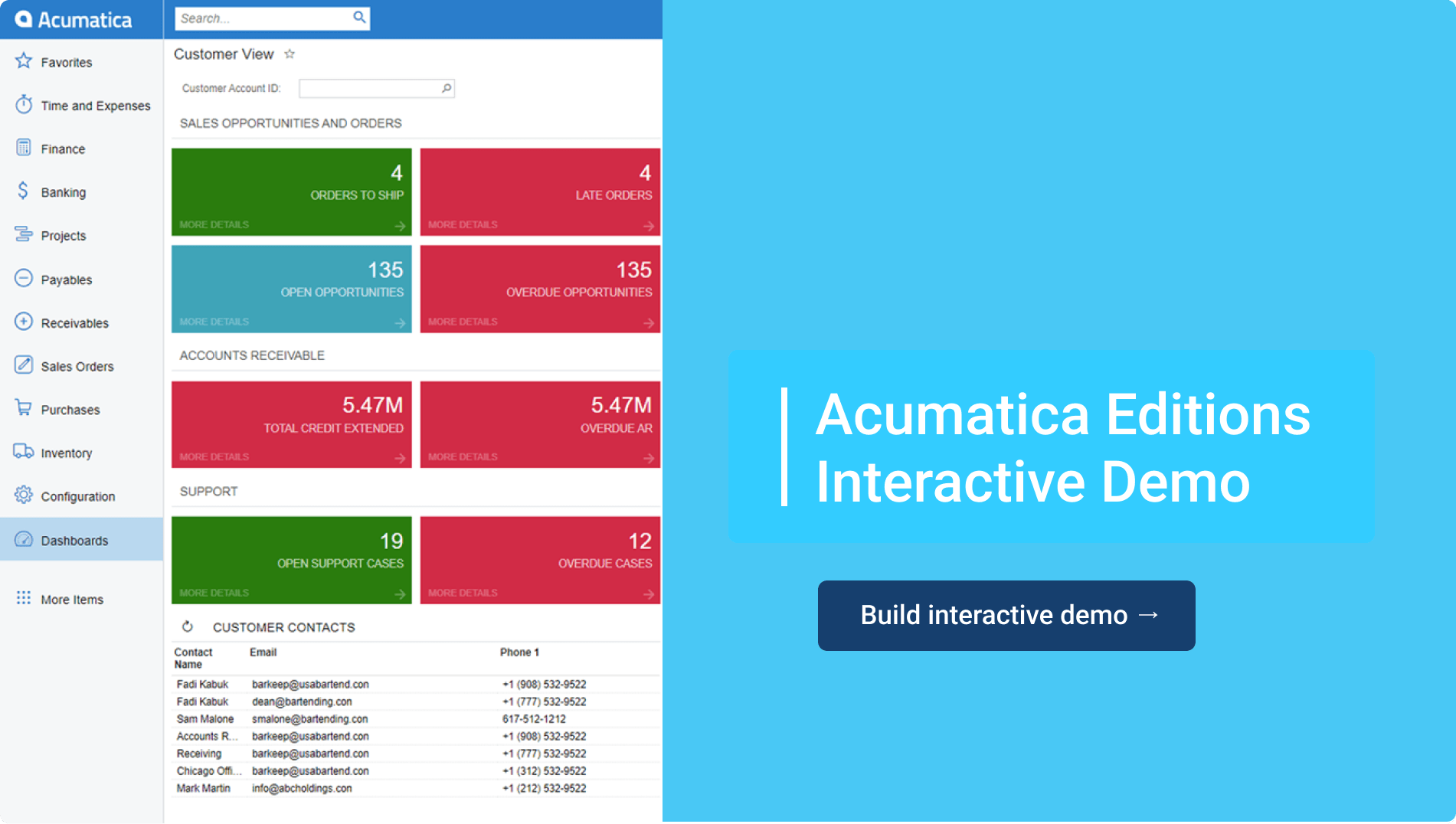 Build Your Own Acumatica Editions Demo