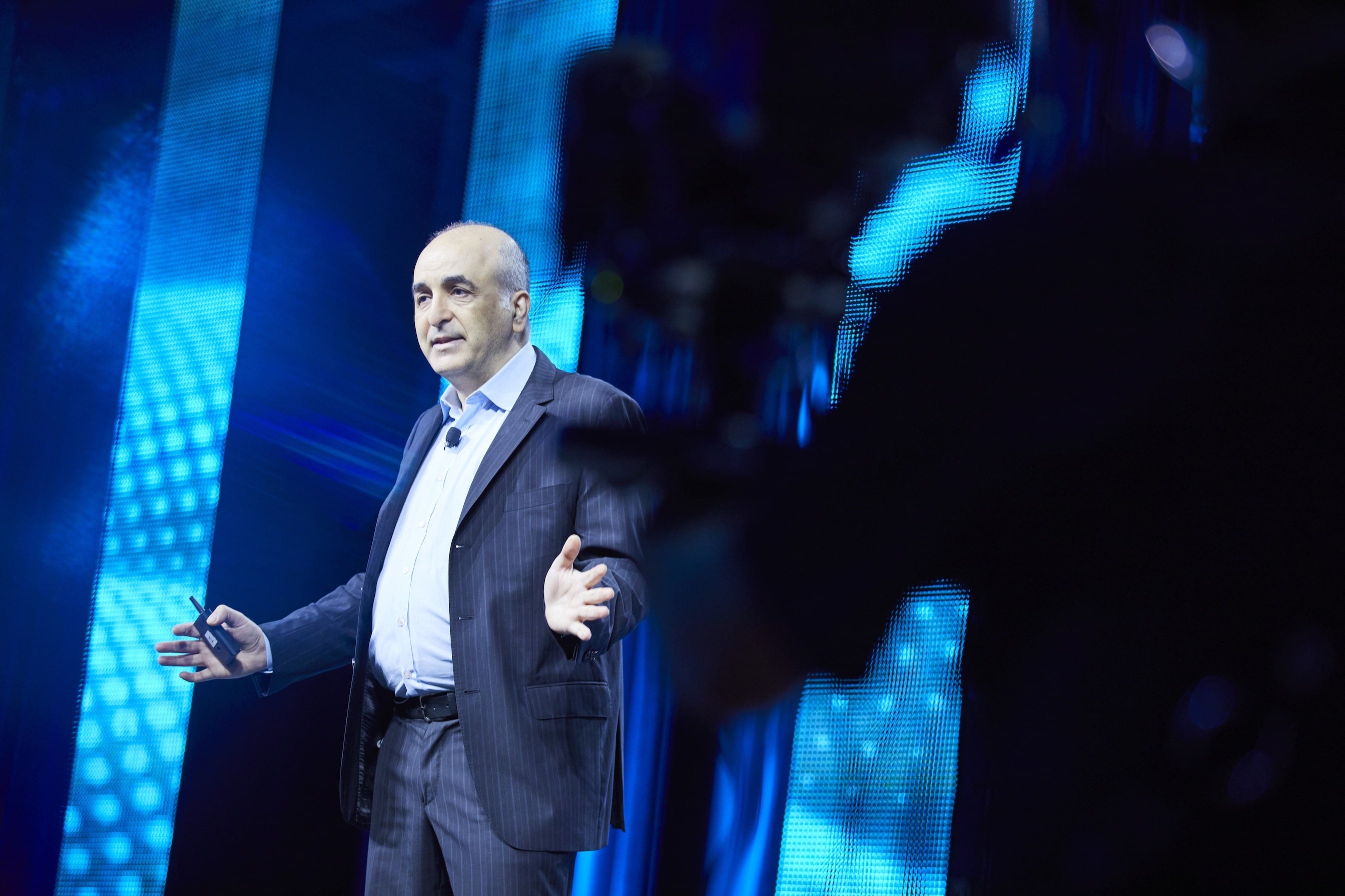 Ali Jani during the Day 2 keynote