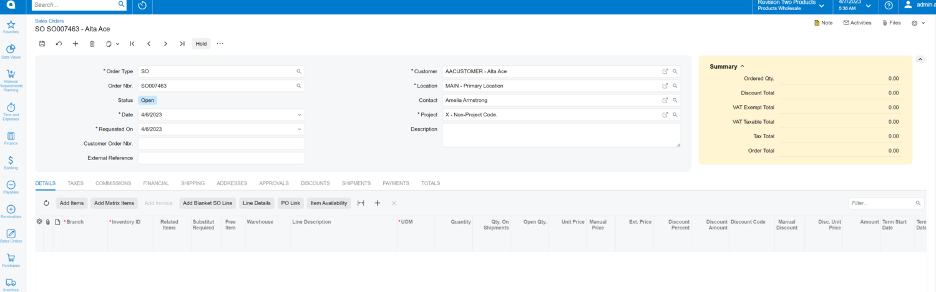 Developer Preview of Acumatica's New Modern UI