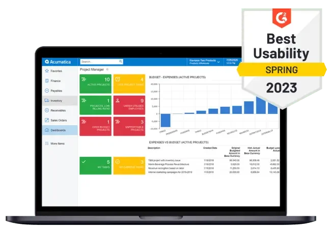 Cloud ERP Laptop