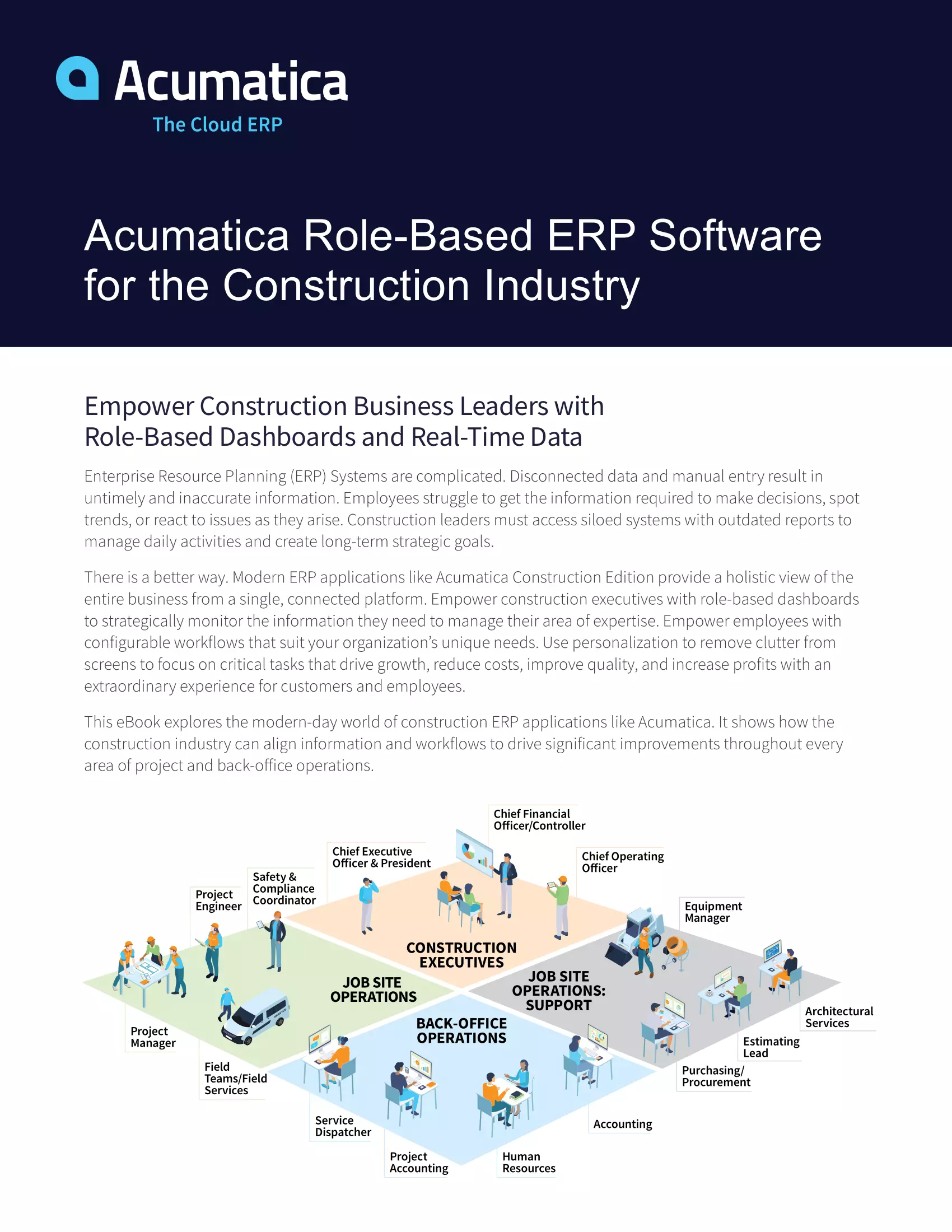 All Construction Roles, One Construction ERP Solution