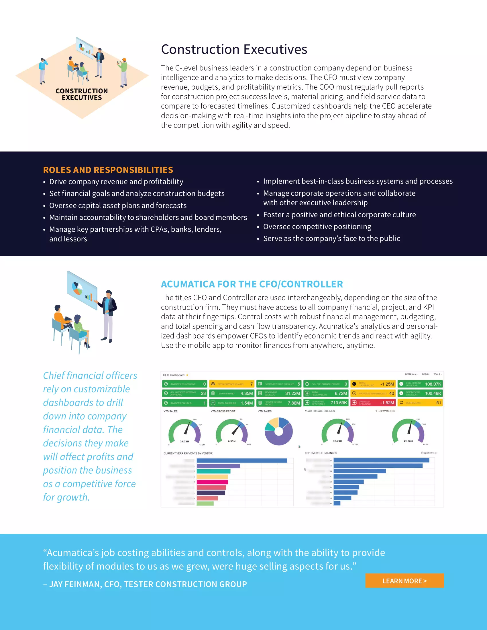 All Construction Roles, One Construction ERP Solution, page 2