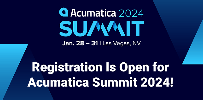 Registration is Now Open for Acumatica Summit 2024!