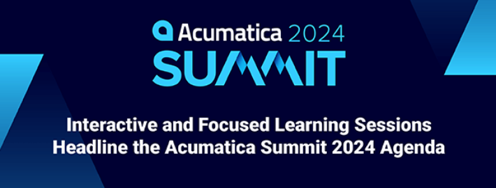 Séances d’apprentissage interactives et ciblées En tête d’affiche du Acumatica Summit Agenda 2024