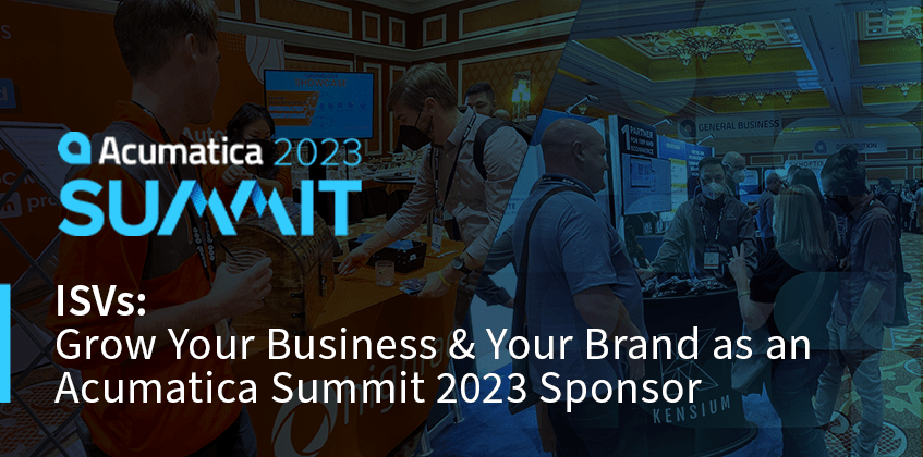 Your Brand as an Acumatica Summit 2023 Sponsor
