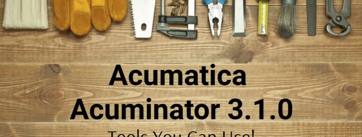 Anuncio de Acumatica Acuminator 3.1.0
