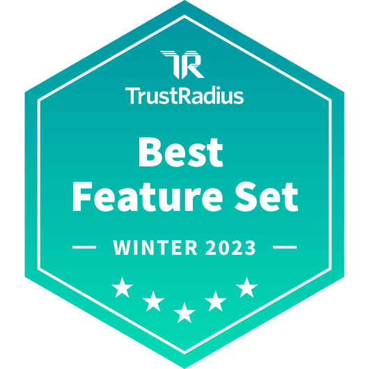 TrustRadius - Best of Feature Set - Winter 2023
