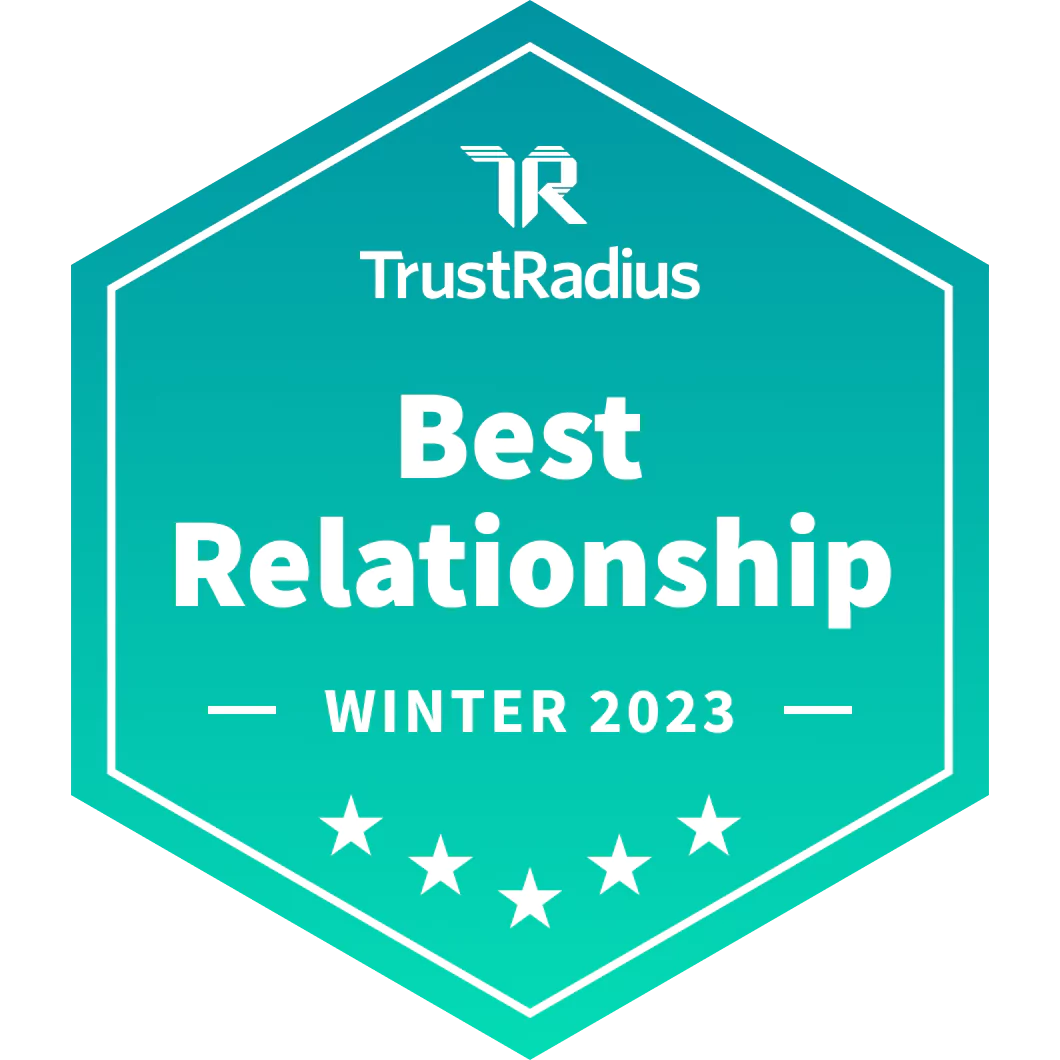TrustRadius - Best Relationship - Winter 2023