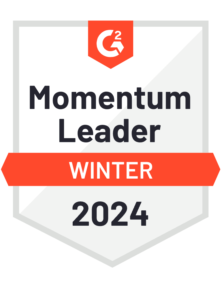 G2 Momentum Leader - Winter 2024
