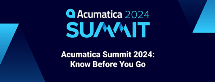 Acumatica Summit 2024 : S'informer avant de partir