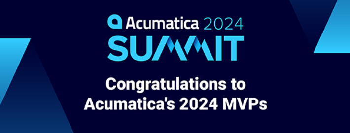 Félicitations aux MVP 2024 d’Acumatica