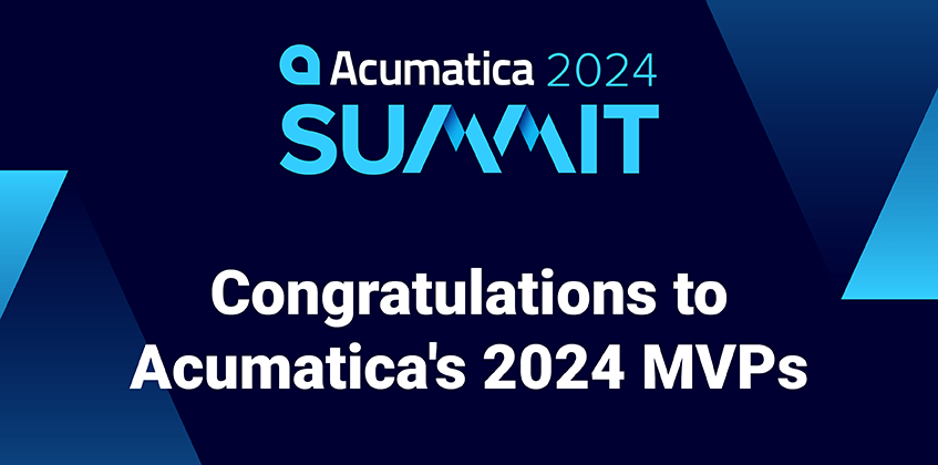 Congratulations to Acumatica’s 2024 MVPs